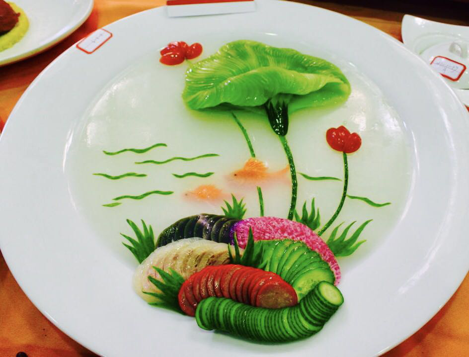 【金领厨师学校】将食物调理成为一幅画,艺术拼盘是这样做到的|武汉